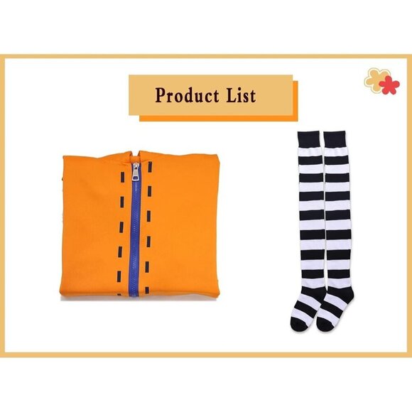 Anime Runa Cosplay Costume Bunny Ears Hoodie  Hooded Jacket Coat Women Girl - Picture 6 of 7